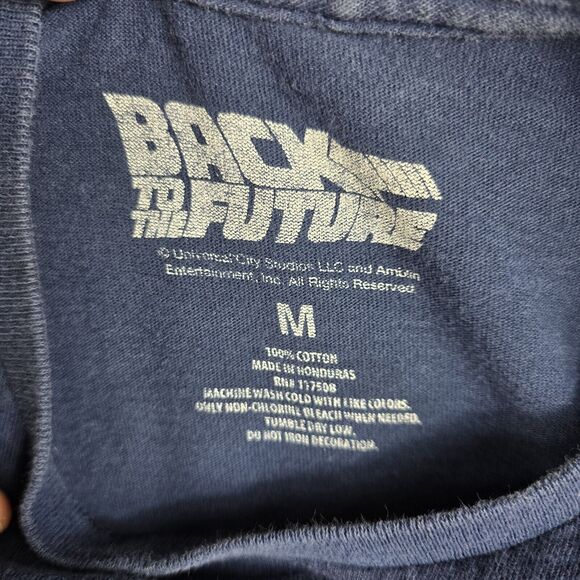 Back To The Future Shirt Mens Size Medium Universal Studios Movie Marty Doc - Picture 8 of 10
